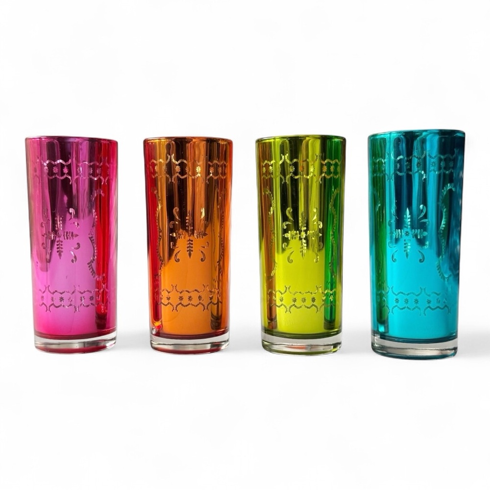 Calypso St Barth x Target Set of 4 Mercury Glass Tumblers